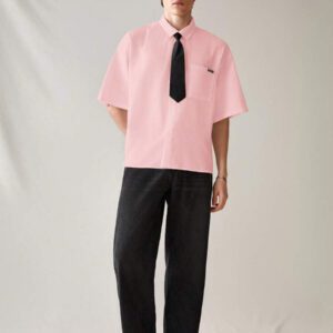 SWAVVY Chemise décontractée et polyvalente de couleur unie pour hommes