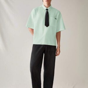 SWAVVY Chemise décontractée et polyvalente de couleur unie pour hommes