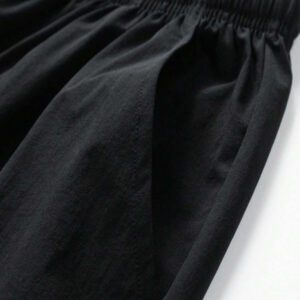 Pantalon pour hommes à taille avec cordon de serrage, poches inclinées, couleur unie, coupe décontractée