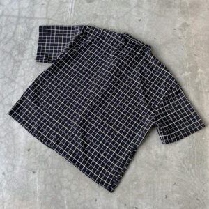 Manfinity EMRG Chemise à manches courtes décontractée à imprimé à carreaux pour homme