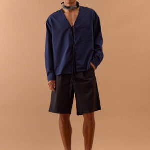 Musero Chemise à manches longues avec attache pour hommes, printemps, été, vacances