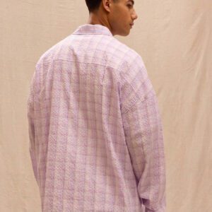 Musero Chemise ample à manches longues à carreaux, style de rue pour le printemps et l'été, vacances plage