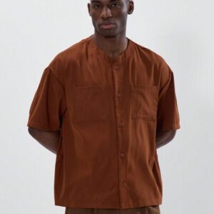 Musero Chemise boutonnée style baseball