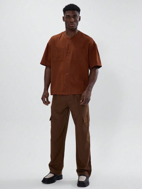 Musero Chemise boutonnée style baseball – Image 5
