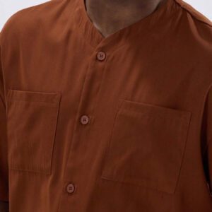 Musero Chemise boutonnée style baseball