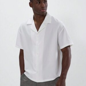 Musero Chemise florale à manches courtes et boutonnée