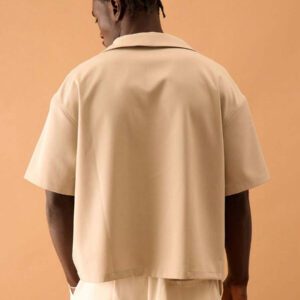 Musero Chemise oversize à manches courtes pour hommes, printemps, été, vacances