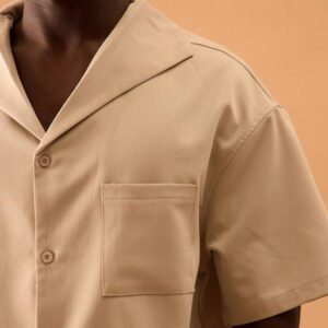 Musero Chemise oversize à manches courtes pour hommes, printemps, été, vacances