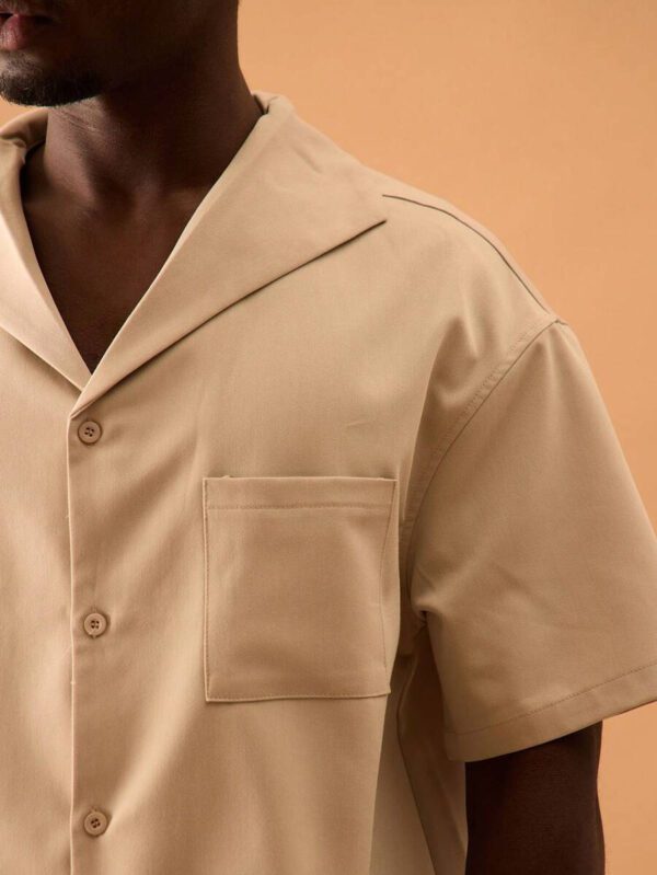 Musero Chemise oversize à manches courtes pour hommes, printemps, été, vacances – Image 6
