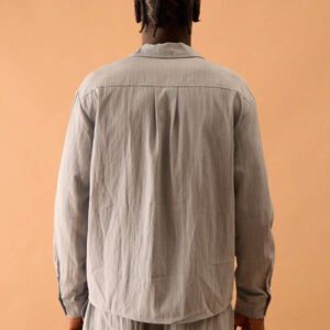 Musero Chemise à manches longues à col revered, décontractée, pour le printemps et l'été, vacances, intelligente