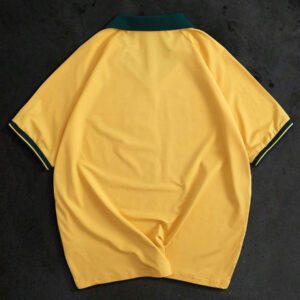 Manfinity Sporsity Men Number & Stripe Print Short Sleeve Casual Commuter Polo Shirt Soccer Shirts Football Shirt Men Men Jersey Soccer Jersey Men Soccer Shirt Men