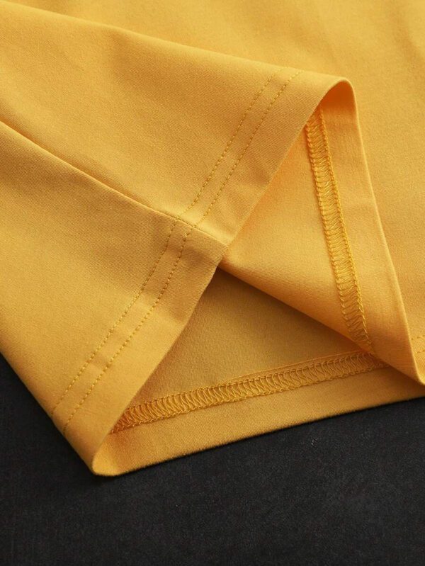 Manfinity Sporsity Men Number & Stripe Print Short Sleeve Casual Commuter Polo Shirt Soccer Shirts Football Shirt Men Men Jersey Soccer Jersey Men Soccer Shirt Men – Image 5