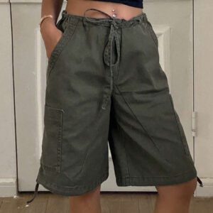 DAZY Women's Casual Drawstring Denim Shorts