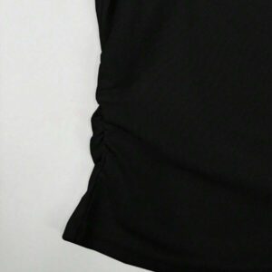 SHEIN Women's Summer Casual Contrast Color Splicing Ruched T-Shirt