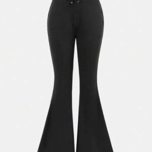 Girlism Teen Girls Bottoms - Back To School Season, Sportswear, Casual, Loungewear, Comfortable, Pants, Flared Pants, Yoga Pants