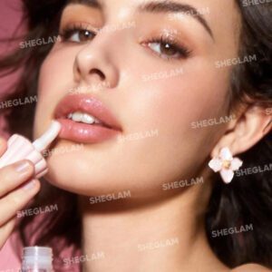 SHEGLAM Jelly Wow Hydrating Lip Oil-Pinkies Up Glitter Moisturizing Lip Gloss High-Shine Glossy Glow Non-Sticky Lip Care Hydrating Sleep Mask Lip Makeup Graduation Birthday Holiday Summer Fall Autumn Y2K Fancy Fashion Women Makeup Cosmetic Party Beach Travel Camping Outdoors School Campus Trip Festivals Decor Gift Present Rose Girl Cosplay Best Color Charm Vibe