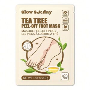SlowSunday Peach Exfoliating Foot Peel Mask Repair Heels & Removes Dry Dead Skin- Peeling for Cracked Foot