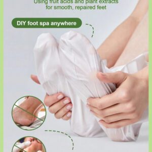 SlowSunday Peach Exfoliating Foot Peel Mask Repair Heels & Removes Dry Dead Skin- Peeling for Cracked Foot