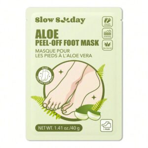 SlowSunday Peach Exfoliating Foot Peel Mask Repair Heels & Removes Dry Dead Skin- Peeling for Cracked Foot