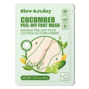 SlowSunday Peach Exfoliating Foot Peel Mask Repair Heels & Removes Dry Dead Skin- Peeling for Cracked Foot