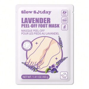 SlowSunday Peach Exfoliating Foot Peel Mask Repair Heels & Removes Dry Dead Skin- Peeling for Cracked Foot