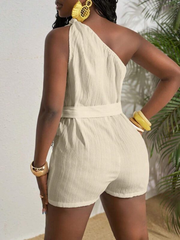 Slaydiva Combinaison blanche plissée à la taille et à la taille avec un nœud papillon, , pour femmes, convient pour les festivals de musique printemps/été, l'Ouest, le nomadisme, Pâques, Nashville, les fêtes d'anniversaire, la remise des diplômes, les étudiantes, le quotidien, les vacances, les croisières, la plage, le bronzage – Image 31