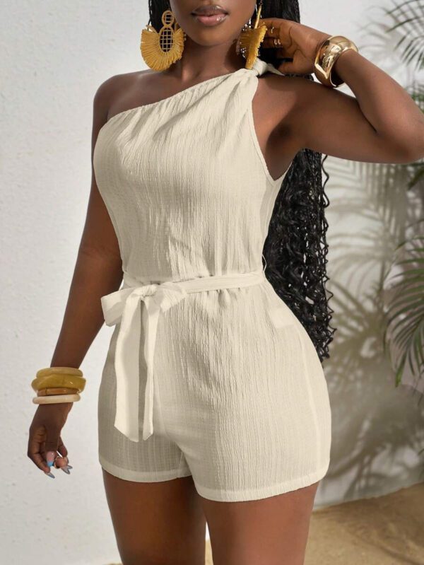 Slaydiva Combinaison blanche plissée à la taille et à la taille avec un nœud papillon, , pour femmes, convient pour les festivals de musique printemps/été, l'Ouest, le nomadisme, Pâques, Nashville, les fêtes d'anniversaire, la remise des diplômes, les étudiantes, le quotidien, les vacances, les croisières, la plage, le bronzage – Image 34