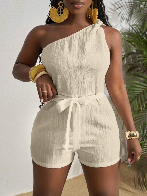 Slaydiva Combinaison blanche plissée à la taille et à la taille avec un nœud papillon, , pour femmes, convient pour les festivals de musique printemps/été, l'Ouest, le nomadisme, Pâques, Nashville, les fêtes d'anniversaire, la remise des diplômes, les étudiantes, le quotidien, les vacances, les croisières, la plage, le bronzage – Image 35