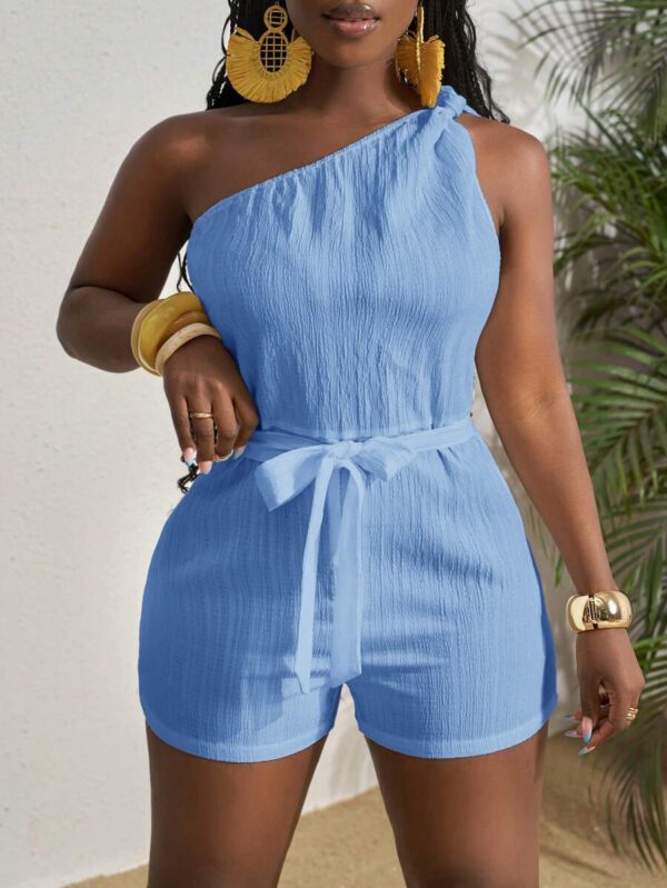 Slaydiva Combinaison blanche plissée à la taille et à la taille avec un nœud papillon, , pour femmes, convient pour les festivals de musique printemps/été, l'Ouest, le nomadisme, Pâques, Nashville, les fêtes d'anniversaire, la remise des diplômes, les étudiantes, le quotidien, les vacances, les croisières, la plage, le bronzage – Image 49