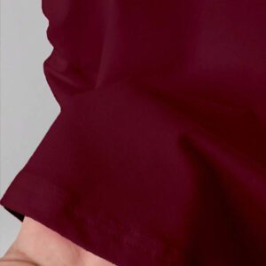 INAWLY T-shirt femme à manches courtes de couleur unie, design minimaliste pour un port casual quotidien
