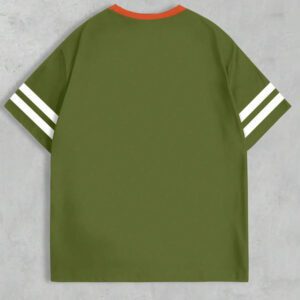 SHEIN T-shirt Femme Style Collège Sports Style Lettre Combinée Numérique Rétro Pois Sens de la Rue Décontracté