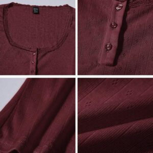 Zielony T-shirt femme à manches courtes avec bordure en dentelle, coupe ajustée élégante avec détail de 3 boutons, Top casual, nouvelles arrivages pour l'été