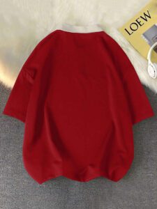 Manfinity Sporsity Chemise polo d'été vintage décontractée ample à manches courtes, col décontracté, avec imprimé graphique de lettres pour hommes – Image 22
