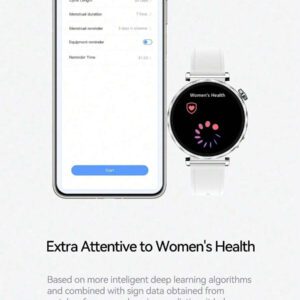Microwear Montre intelligente unisexe à écran tactile complet de 2,01 pouces - Montre de fitness pour sports de plein air, prend en charge les appels sans fil et les alertes de messages, plusieurs modes sportifs, caméra/musique à distance, suivi d'activité, compatible avec Android et IOS, batterie 350 mAh, écran IPS, boîtier en alliage... .