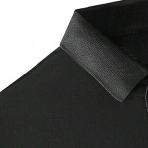 Polo uni à manches courtes pour homme, minimaliste et à la mode, idéal pour l'été