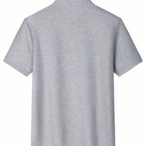 Polo uni à manches courtes pour homme, minimaliste et à la mode, idéal pour l'été