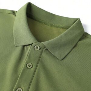 Polo uni à manches courtes pour homme, minimaliste et à la mode, idéal pour l'été
