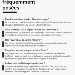 EFFEOKKI Montre connectée Bracelet fitness Effeokki. Fin et élégant, pour hommes et femmes. Podomètre, suivi de la santé, étanche, suivi d'activité, météo, multiports. Bracelet connecté compatible et Android
