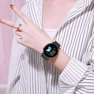 Montre connectée unisexe de 1,39 pouces avec fonction d'appel, réception de texte, comptage des pas, suivi des calories, modes sportifs multifonctions, alarme, contrôle à distance de la musique, paramètres de cadran personnalisés