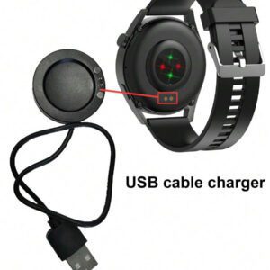 1 pièce Montre connectée haute définition de 1,32 pouces pour adolescents et jeunes, avec bracelet en silicone, comprenant la température corporelle, les prévisions météorologiques, le Bluetooth, le suivi des activités sportives, l'alerte d'appel entrant, compatible Android et iOS, idéal pour les cadeaux, l'école, les sports, les rassemblements