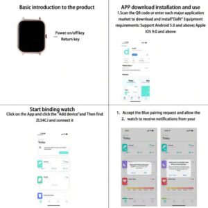 SENBONO Montre connectée SENBONO pour femmes, appel sans fil (répondre/passer un appel), moniteur de fréquence cardiaque, rappel de période menstruelle, étanche IP68, montre connectée sport pour le suivi de la forme physique, Android iOS
