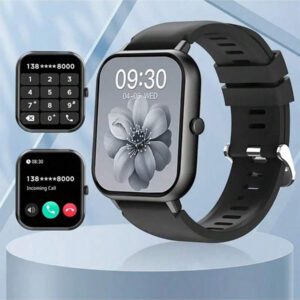 SENBONO Montre connectée SENBONO pour femmes, appel sans fil (répondre/passer un appel), moniteur de fréquence cardiaque, rappel de période menstruelle, étanche IP68, montre connectée sport pour le suivi de la forme physique, Android iOS