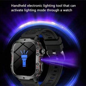 ERUN Nouvelle montre connectée intelligente 2025 avec réponse d'appel Bluetooth, écran tactile, suivi de la condition physique. Smartwatch pour hommes et femmes compatible Android et iOS. Cadeau parfait pour la Fête des Pères