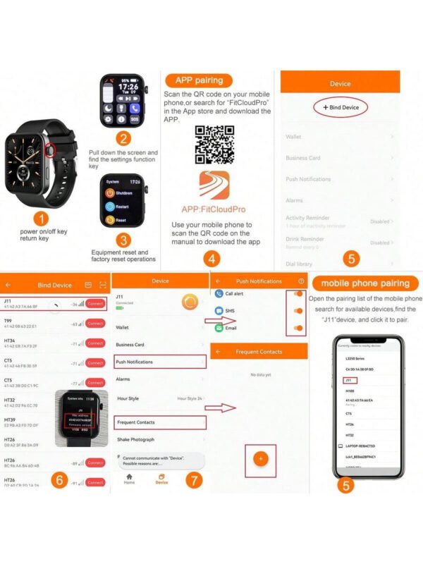 Montre connectée carrée intelligente de 1,85 pouces avec appel sans fil, modes multisports suivi de la condition physique, réception de messages, contrôle de la musique, cadran personnalisé, alarme chronomètre météo, compatible avec Android et iOS – Image 10