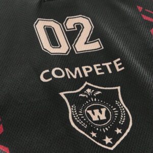 AXEPEAK Polo à col polo, manches courtes, avec impression numérique, étiquette de couture latérale, version ample pour hommes
