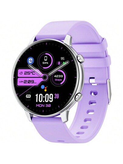 Hwagol Montre connectée pour femmes avec écran rond, appel Bluetooth sans fil, cadran de montre personnalisable, suivi de plusieurs sports, suivi de la santé des femmes, fréquence cardiaque, moniteur d'oxygène dans le sang, montre connectée pour femmes compatible iOS et Android