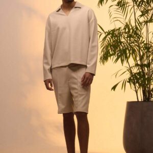 Musero Style de rue décontracté Top à manches longues texturé gaufrette, encolure en V ample, pour printemps et vacances d'été