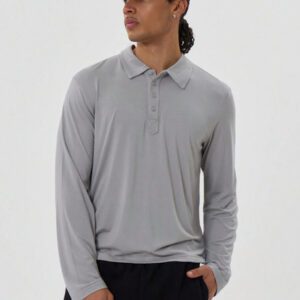 Musero Chemise polo surdimensionnée pour hommes