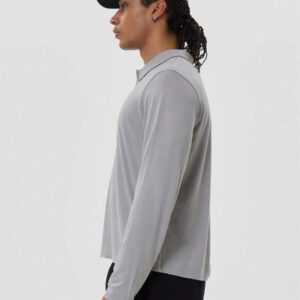 Musero Chemise polo surdimensionnée pour hommes