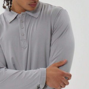 Musero Chemise polo surdimensionnée pour hommes